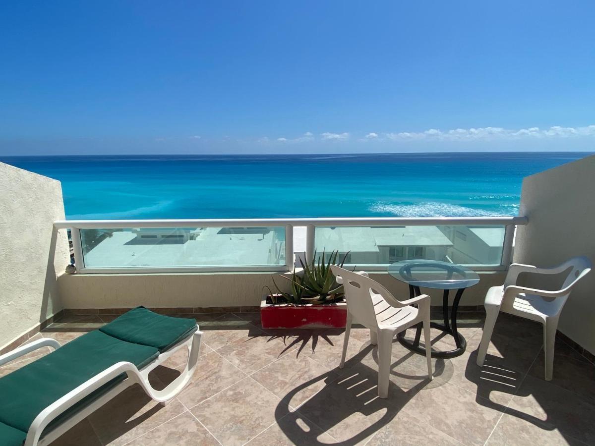 Penthouse Spectacular Ocean View Terrace Brisas Cancun Hotel Zone Exterior foto